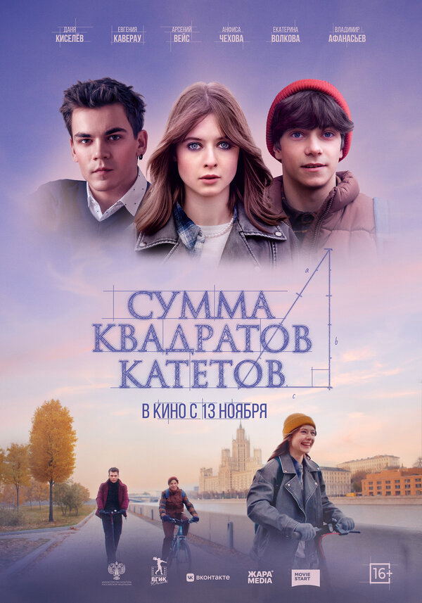 Сумма квадратов катетов постер - смотреть онлайн